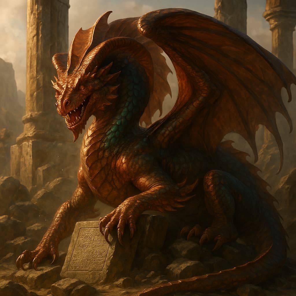 Adult Copper Dragon