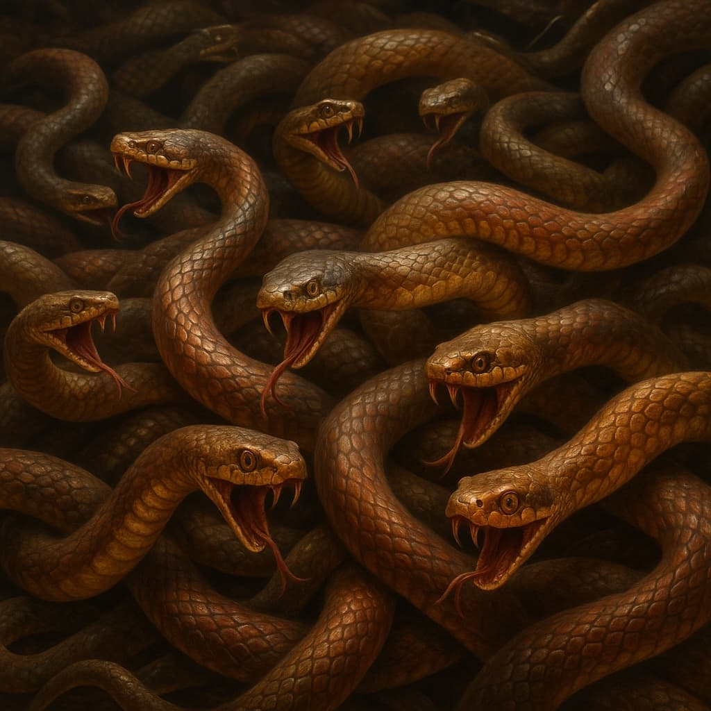 Swarm of Poisonous Snakes