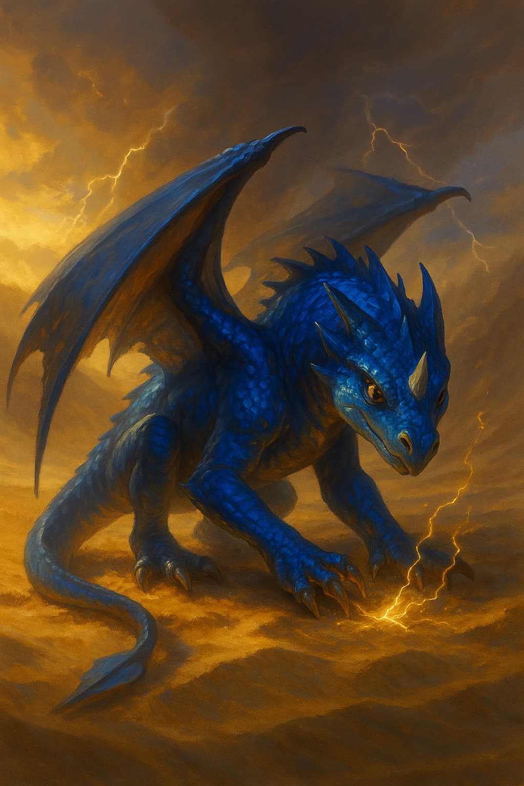 Blue Dragon Wyrmling