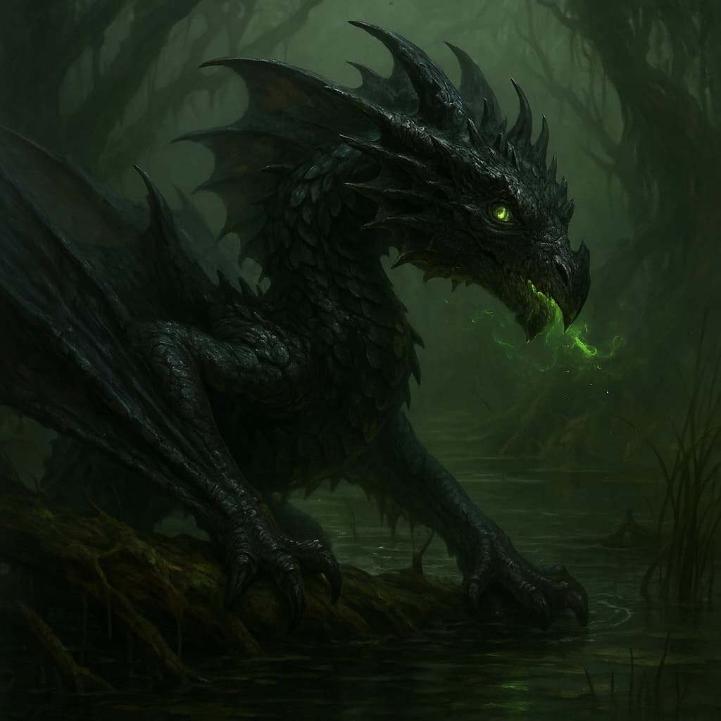 Young Black Dragon